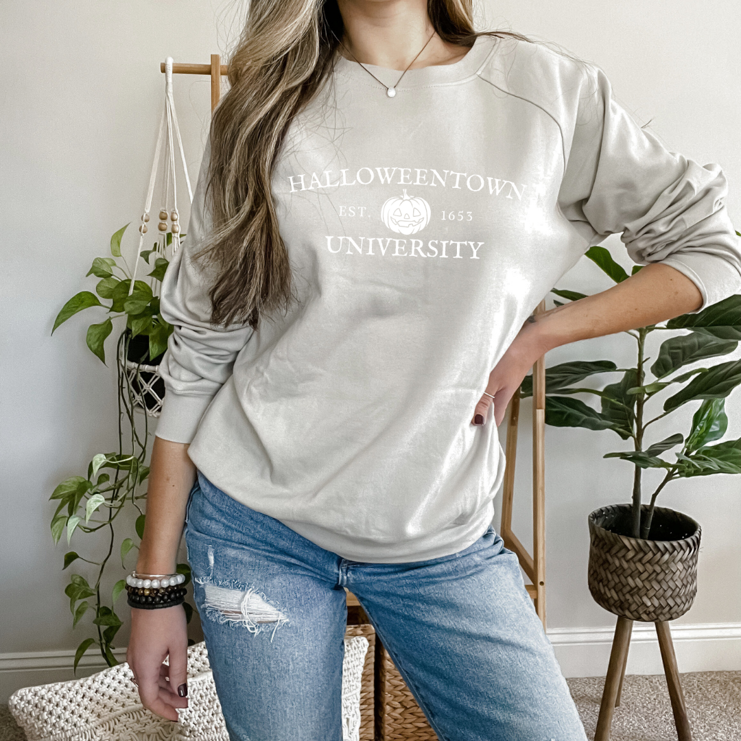 Halloweentown University Organic Women's Pullover