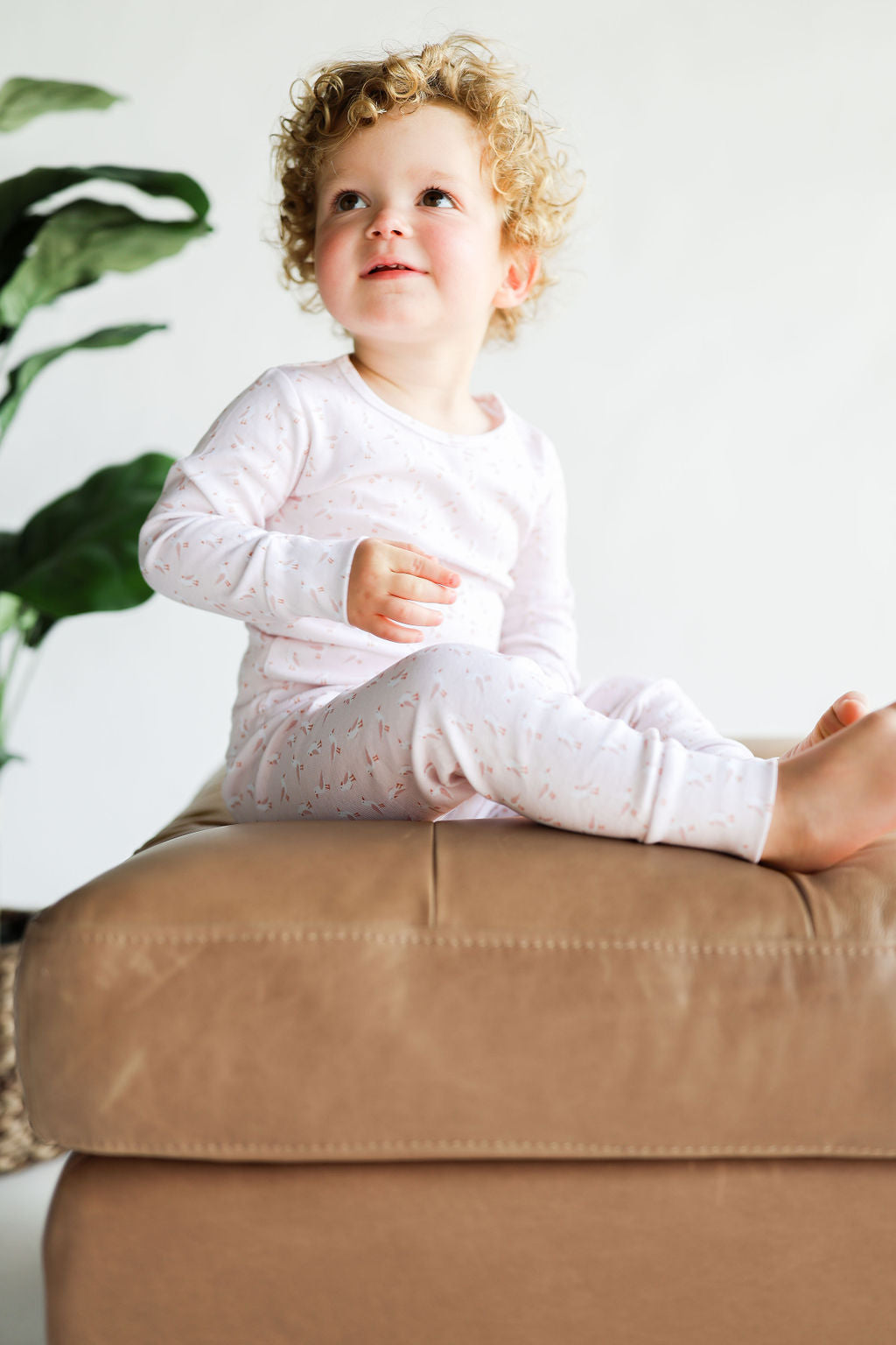 Organic Lounge Set in Sandy Seagulls