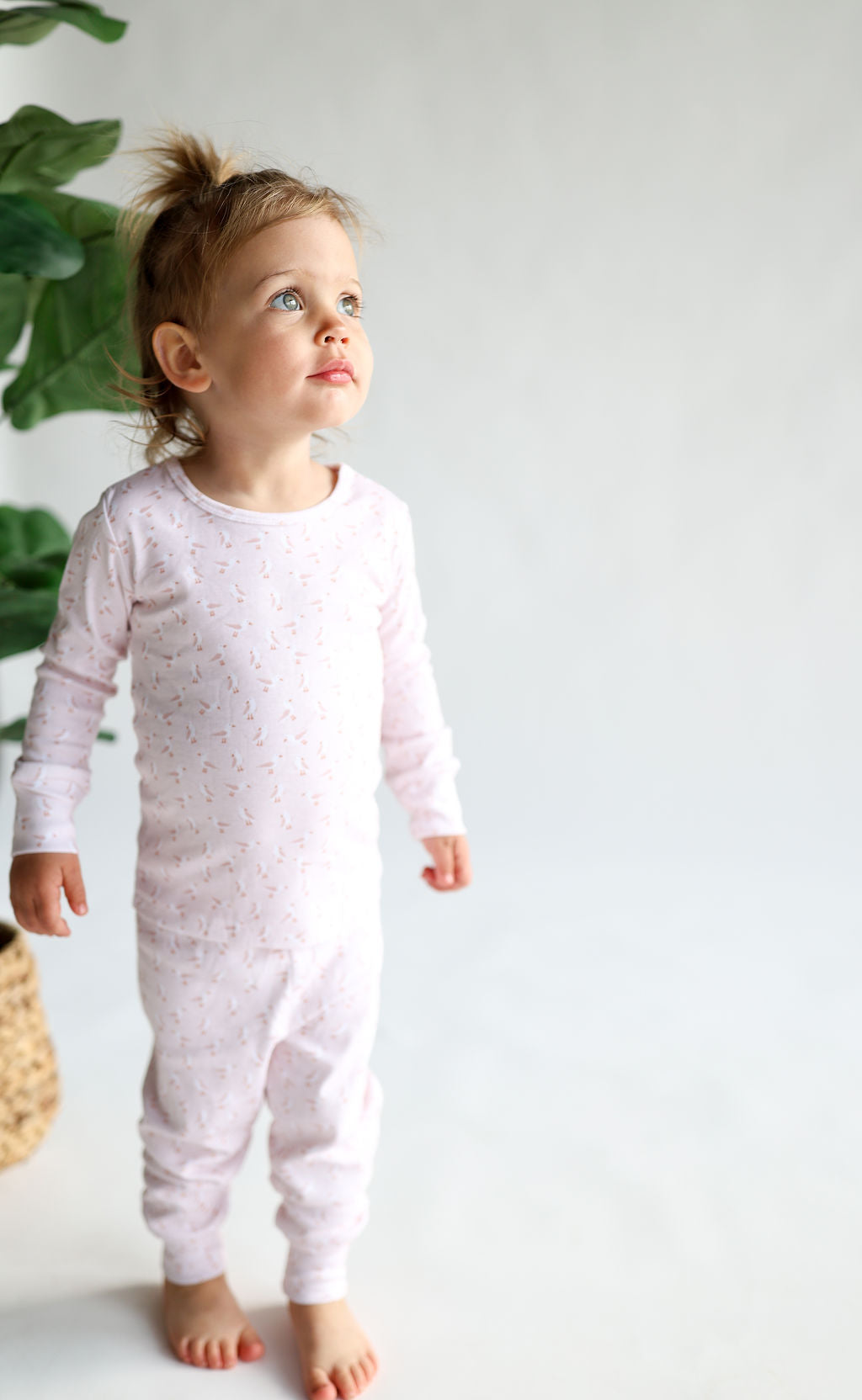 Organic Lounge Set in Sandy Seagulls