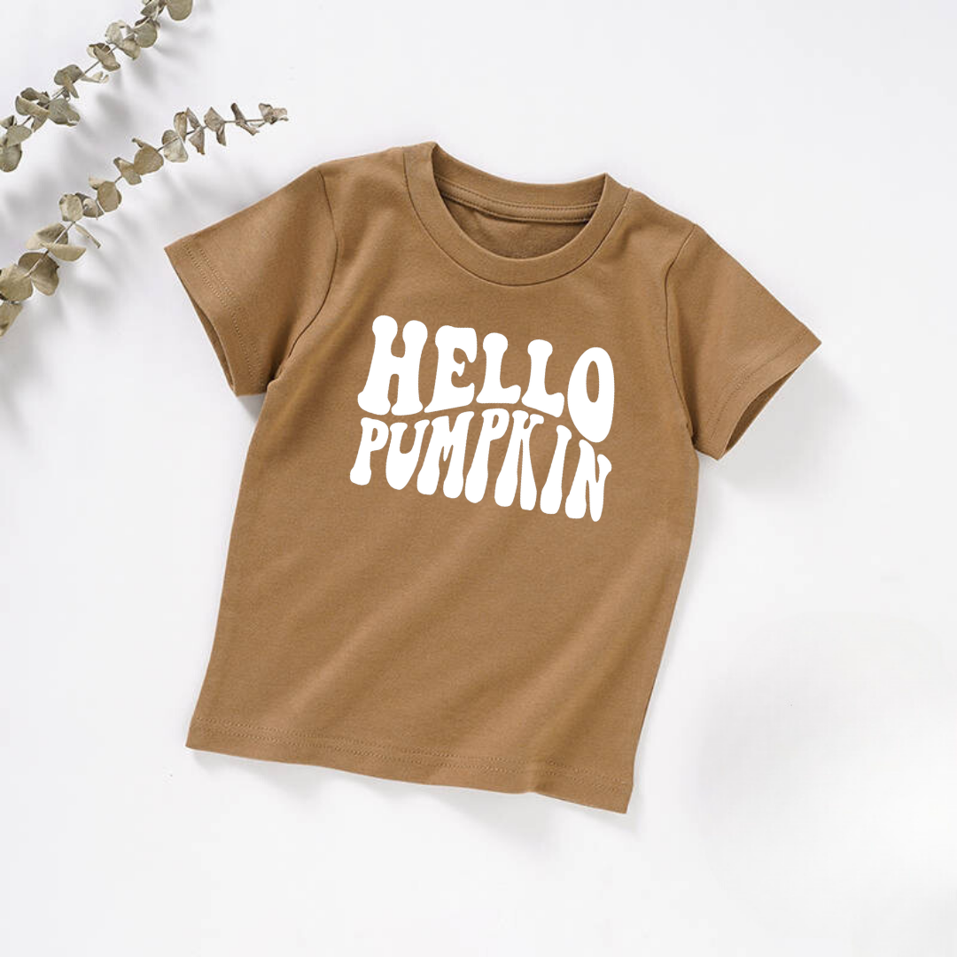Hello Pumpkin Organic Toddler Tee