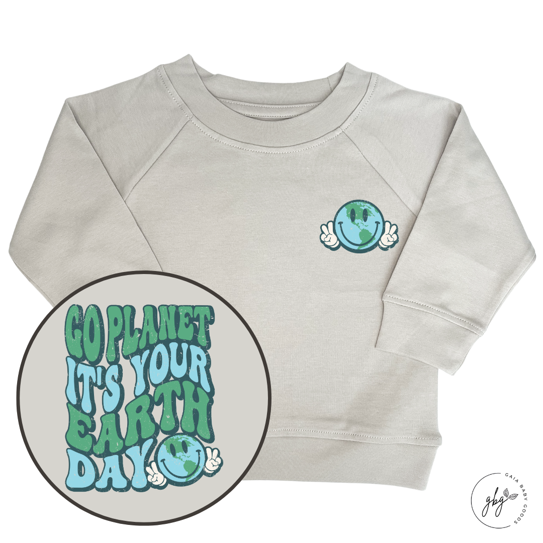 Earth Day Organic Pullover