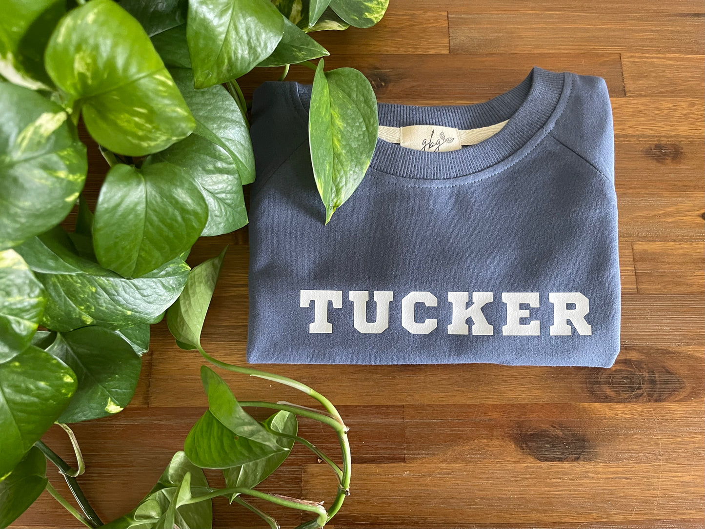 Custom Name Organic Pullover