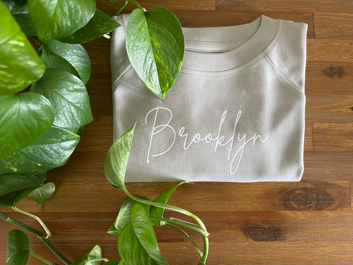 Custom Name Organic Pullover