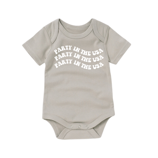 Party in the USA Organic Bodysuit