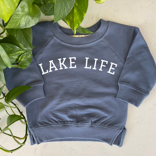 Varsity Lake Life Organic Pullover