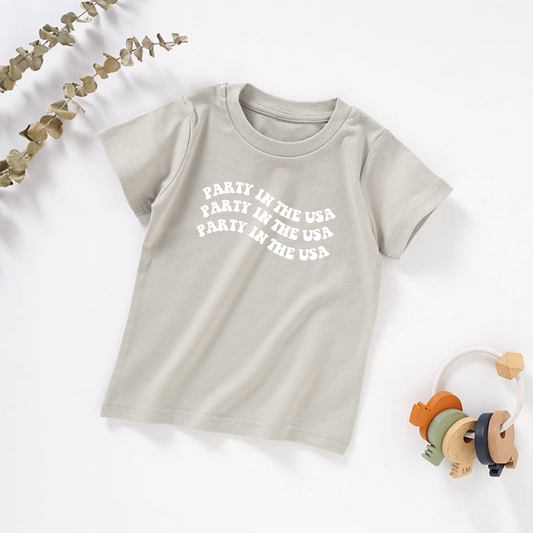Party in the USA Organic Toddler Tee