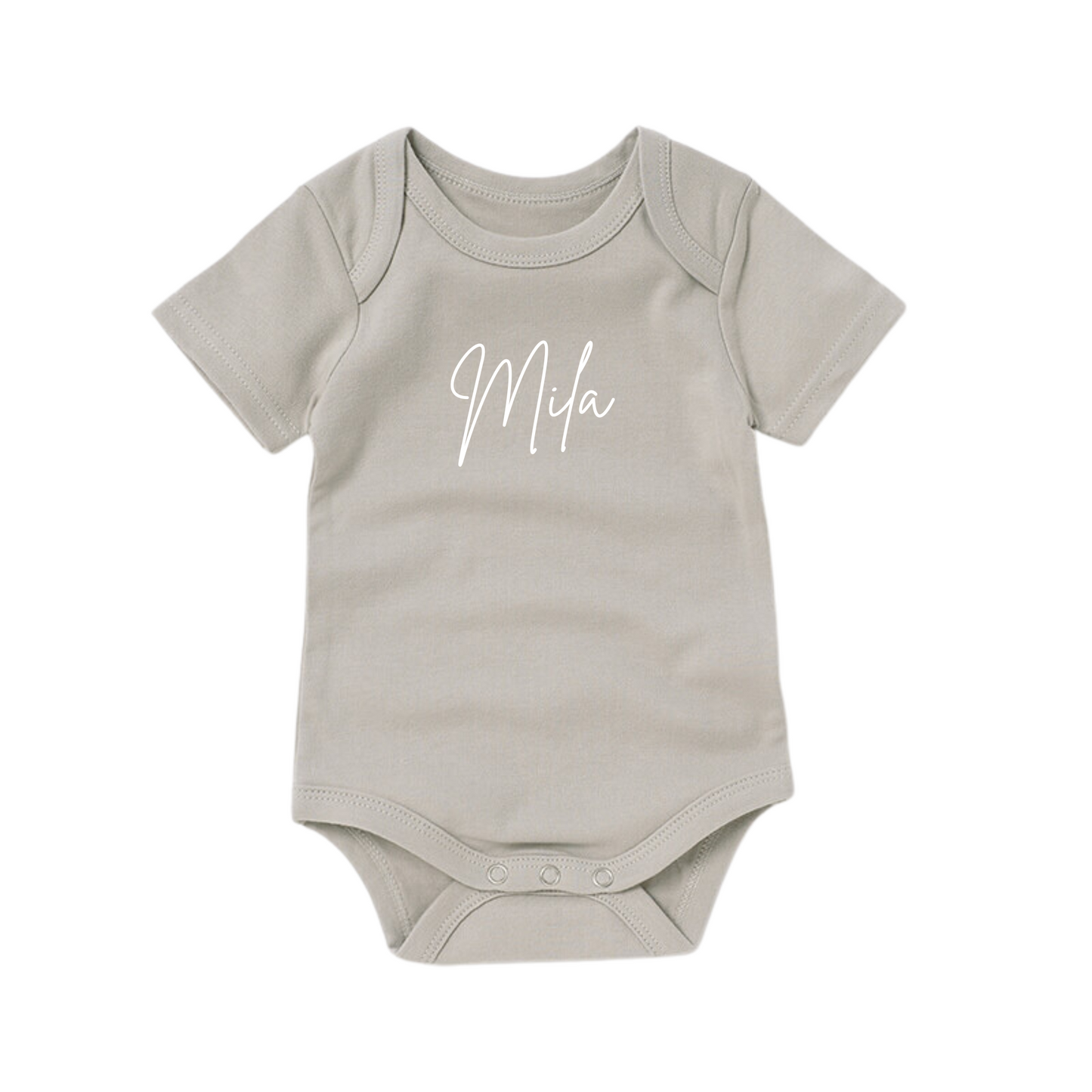 Custom Name Organic Bodysuit