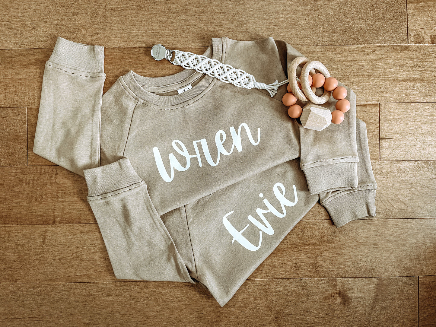 Custom Name Organic Pullover