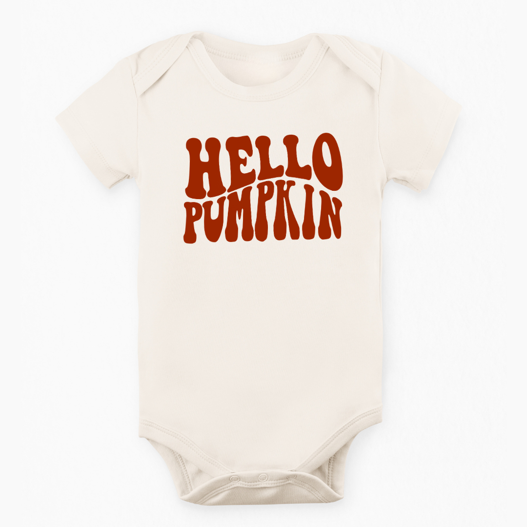 Hello Pumpkin Organic Bodysuit