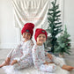 Organic Snug Fit PJ Set in North Pole