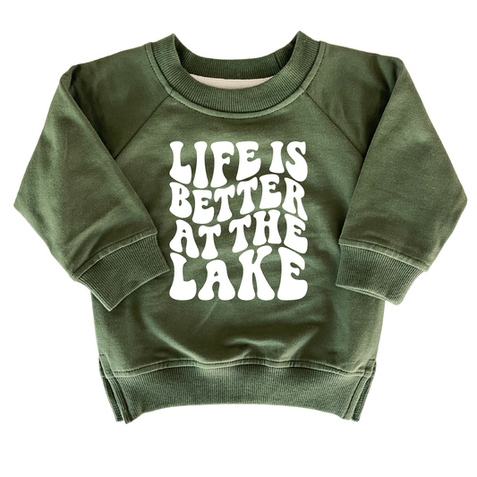 Life is Better at the Lake Organic Pullover