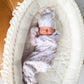 Organic Newborn Hat + Gown Set in Luna