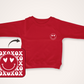 Heart Eyes Valentine Organic Pullover