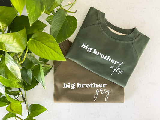Custom Big Brother Organic Pullover