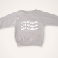 Let It Snow Organic Toddler Pullover