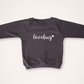 Cursive Lovebug Valentine Organic Pullover