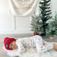 Organic Snug Fit PJ Set in North Pole