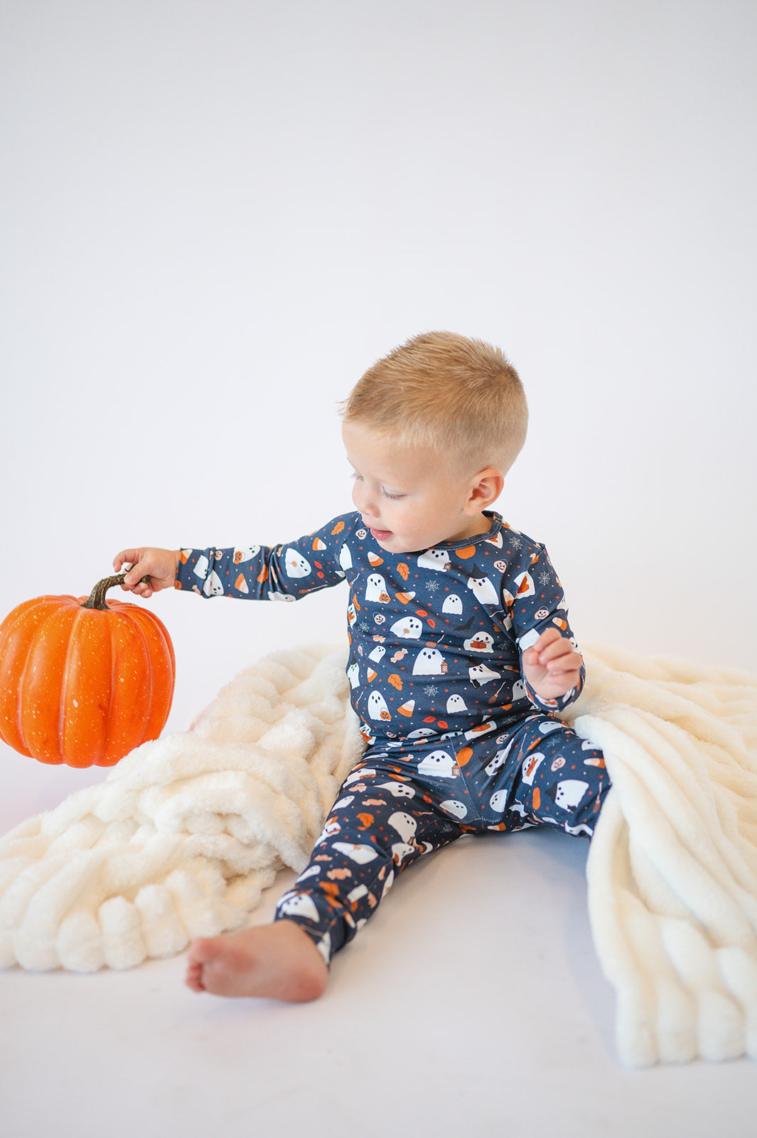 Organic Snug Fit PJ Set in Boo Buddies X Ellie Jade Co. Collab