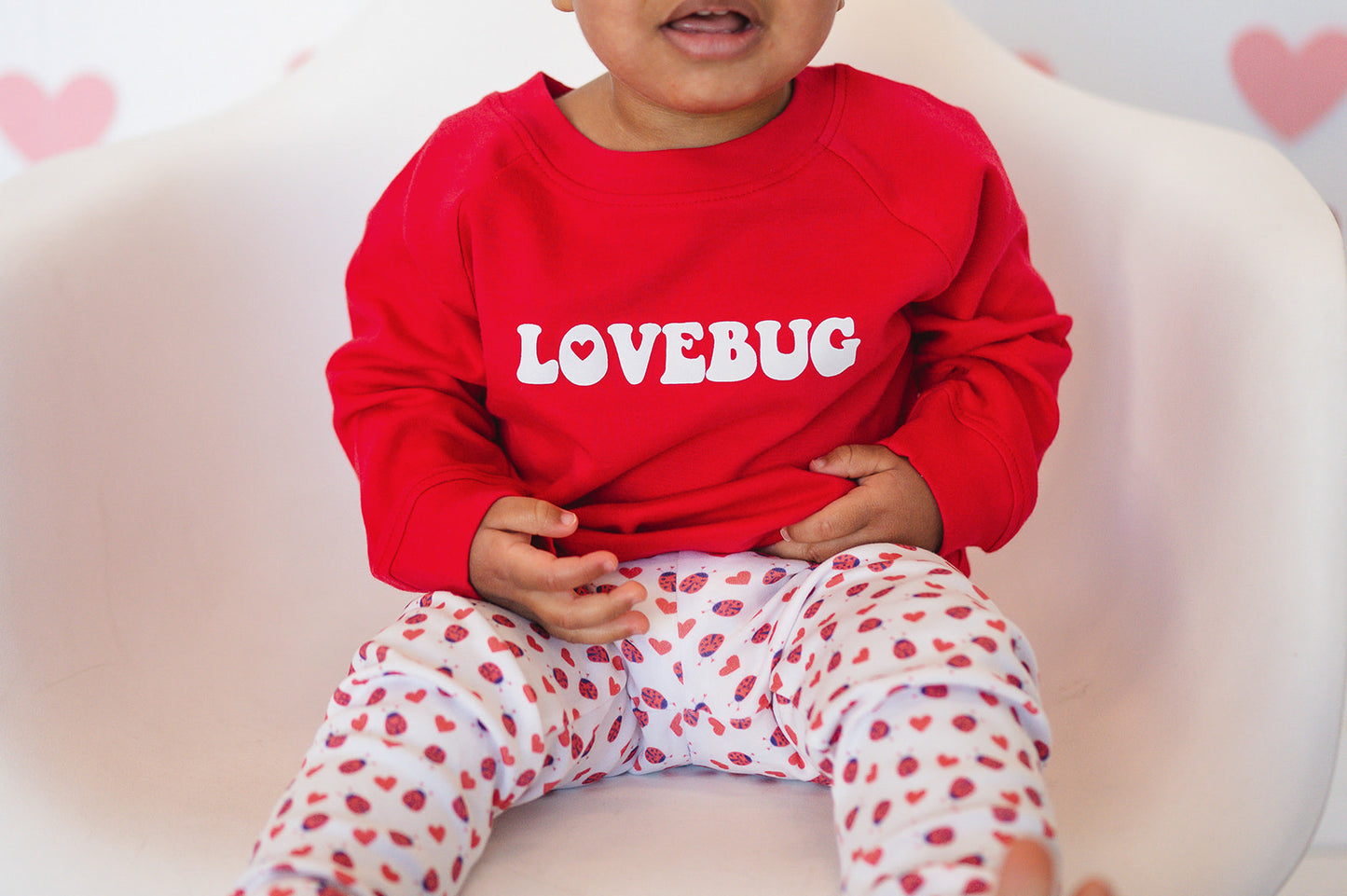 Lovebug Valentine Organic Pullover