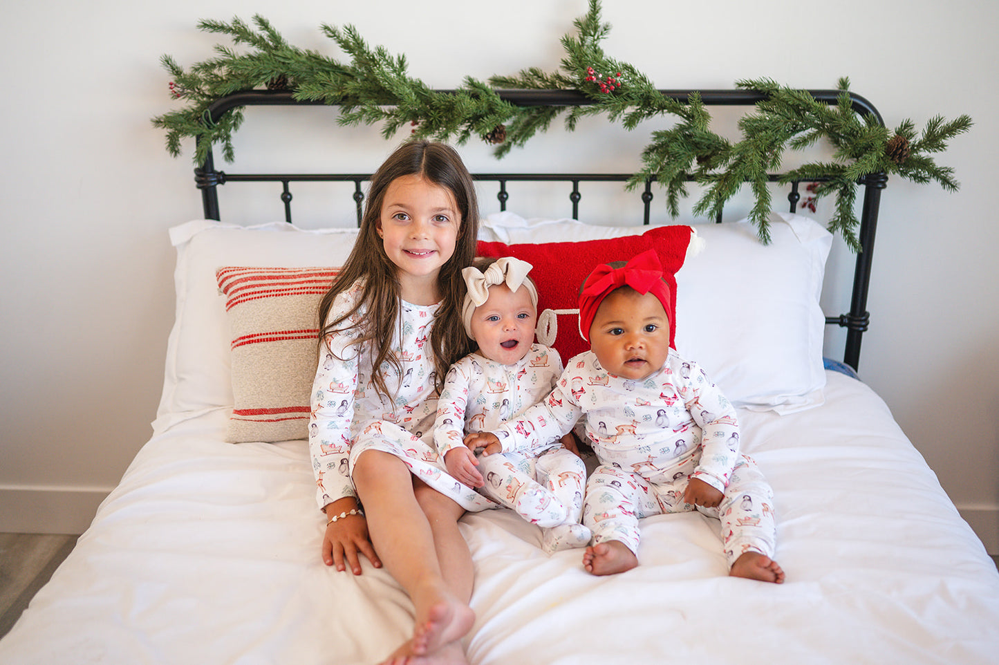 Organic Snug Fit PJ Set in North Pole