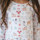 Organic Cotton Toddler Housedress in North Pole