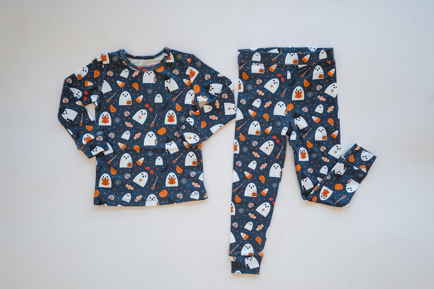 Organic Snug Fit PJ Set in Boo Buddies X Ellie Jade Co. Collab