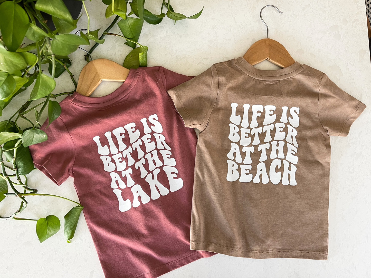 Life Is Better at the Lake Organic Toddler Pocket Tee