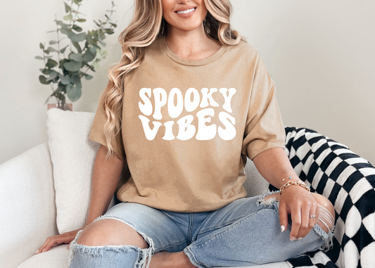 Spooky Vibes Organic Adult Unisex Tee