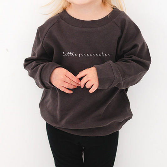 Little Firecracker Organic Pullover