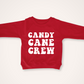 Candy Cane Crew Organic Toddler Pullover