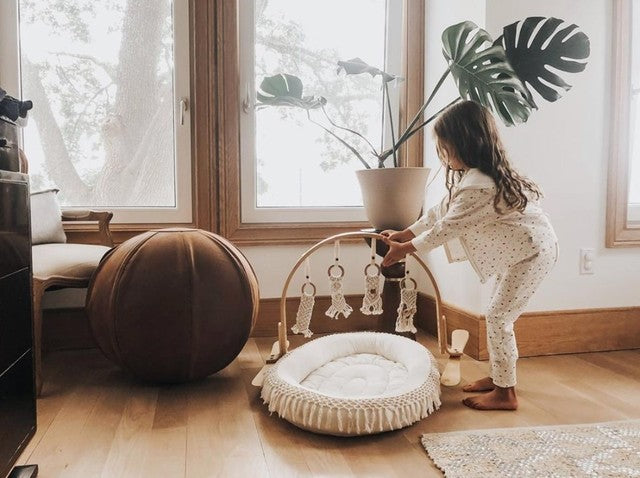 Finn + Emma Organic Macrame Lounge Mat