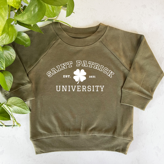 Saint Patrick University Organic Pullover