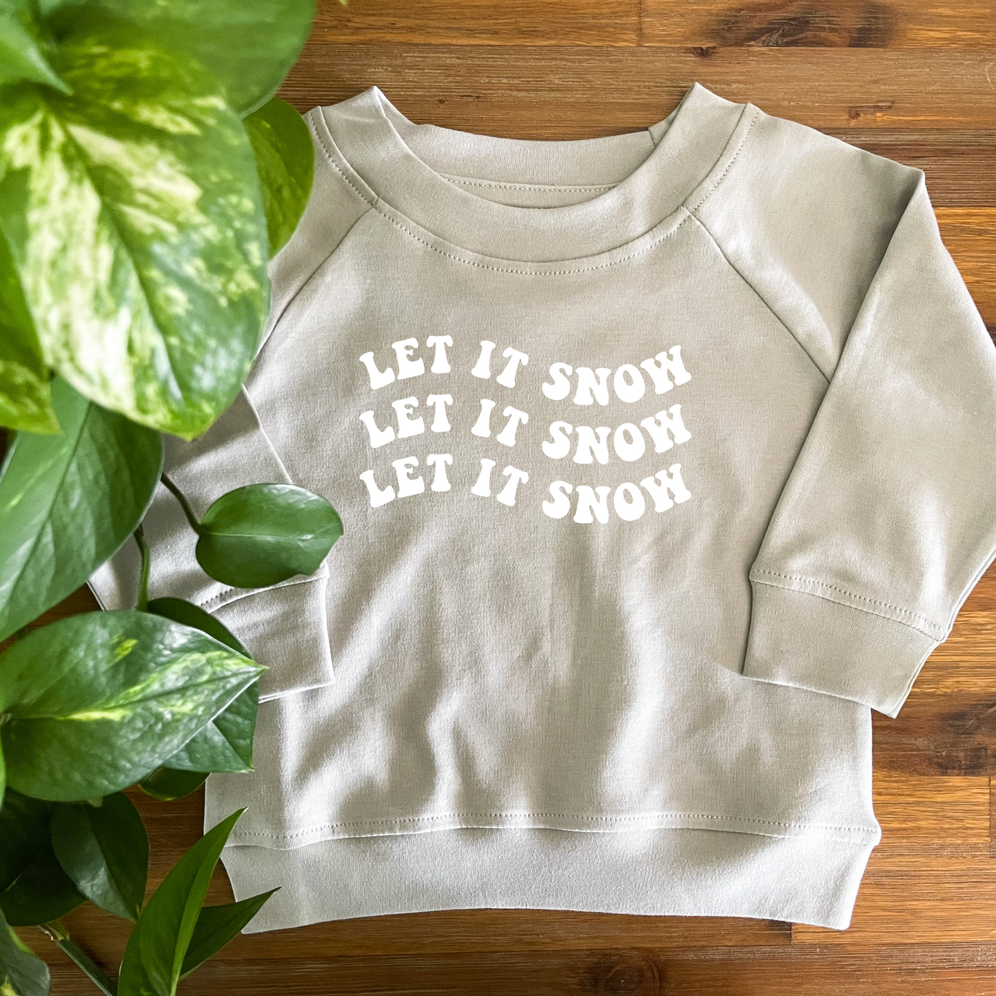 Let It Snow Organic Pullover