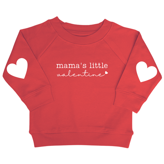 Mama's Little Valentine Organic Pullover