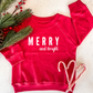 Merry and Bright Minimal Organic Pullover