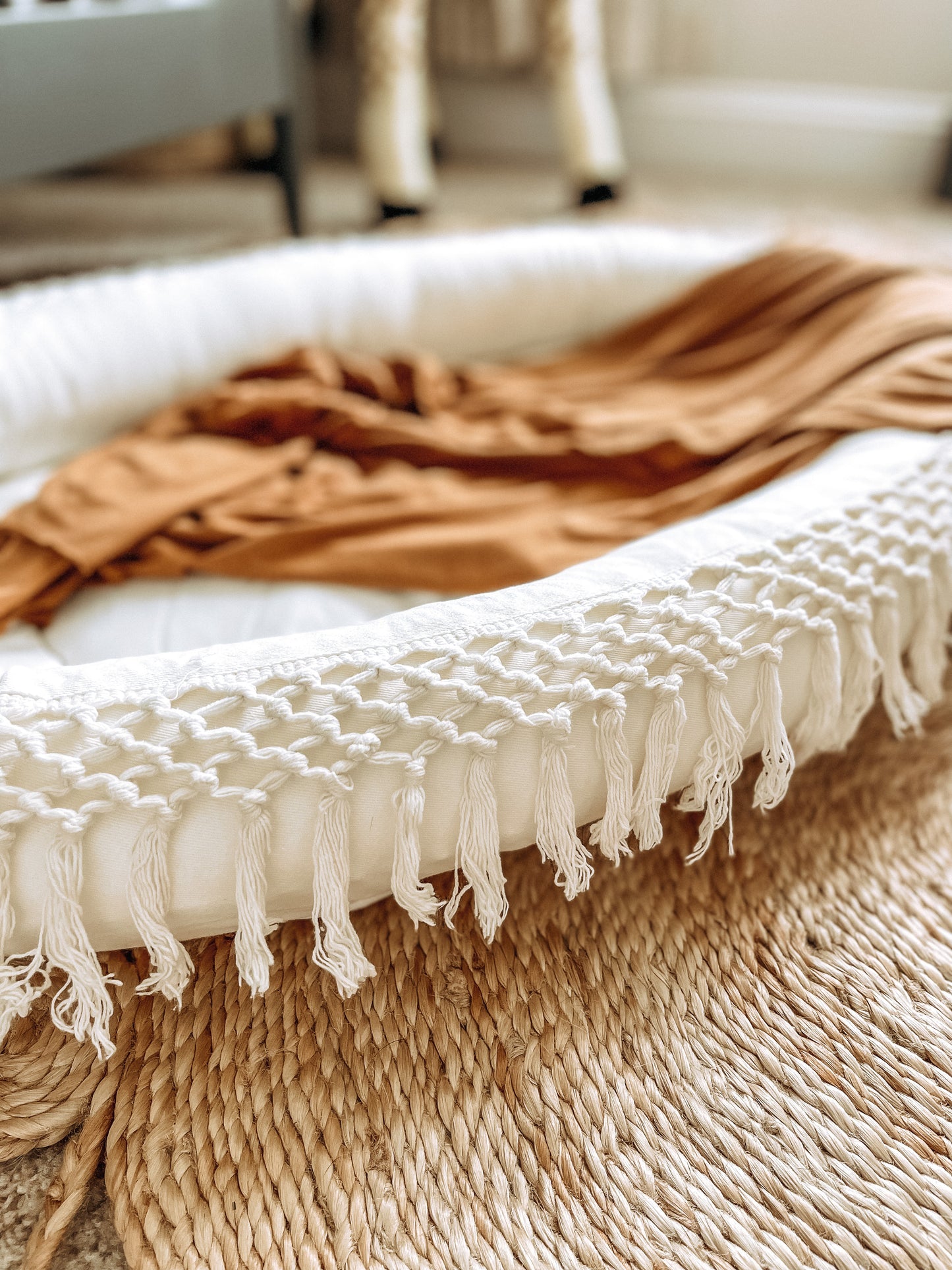 Finn + Emma Organic Macrame Lounge Mat