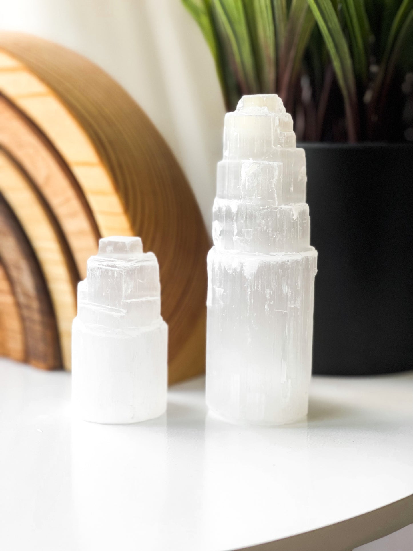 Selenite Cleansing Tower