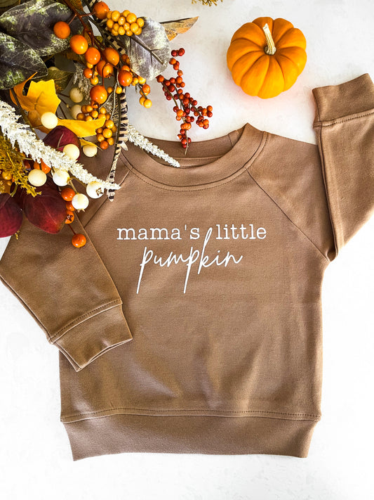 Mama's Little Pumpkin Organic Pullover